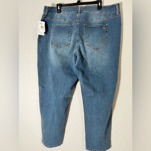 Jessica Simpson Mika Best Friend Slouchy Skinny boyfriend denim jeans 18W - Picture 2 of 12